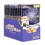 多格漫（DoggyMan）凯迪漫猫咪美味时间猫咪妙湿粮鲜包鱼罐包 成猫幼猫湿粮猫零食罐头 55g/包 01 金枪鱼&鸡胸肉·鲣鱼（55g * 12包）