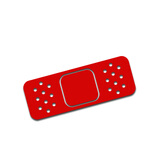 浮生 汽车个性创口贴车贴涂鸦贴纸划痕贴防水遮盖汽车创可贴纸车门车身装饰贴 创口贴 红色 C20507