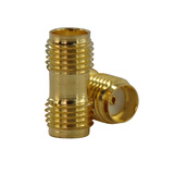 TYT SMA对讲机转接头手台天线和车载馈线连接器转换头 SMA母头转SMA母头