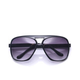 帕杰斯(PAR JUST) 新款太阳镜男墨镜酷驾驶镜绅士太阳眼镜 黑色款