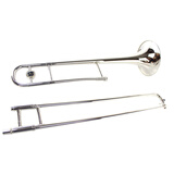 MARGEWATE 降B调拉管 中音长号乐器喇叭口降B/F变调次中音长号乐器磷铜拉管 镀镍银款MGT-221