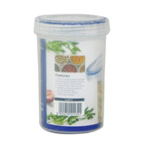 乐扣乐扣（LOCK&LOCK）塑料圆形保鲜盒密封盒密封罐谷物防潮储物罐奶粉罐密封食品盒 LLS113容量330ml-单个