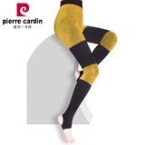 皮尔卡丹保暖裤女连裤袜3000D加绒加厚加大裆超柔火神绒太空服PI纤维双重加厚打底裤黑色均码踩跟