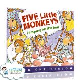 五只小猴子在床上跳 英文原版绘本 Five Little Monkeys Jumping on the Bed 廖彩杏书单 送音频