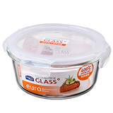 乐扣乐扣耐热玻璃饭盒保鲜盒冰箱冷冻收纳盒学生便当盒大容量可微波炉加热 LLG831 650ml