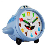天王星（Telesonic）闹钟 创意学生时钟儿童卧室床头钟夜光闹表时尚小飞机客厅静音钟表玩具闹铃A1121-5蓝色