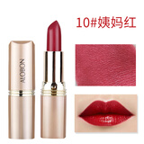 雅邦金管口红持久不易脱色不易沾杯非保湿滋润唇膏学生粉嫩不干口红笔 10#姨妈红