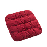 笨斯基汽车坐垫冬季保暖车垫办公椅单片坐垫短毛绒加厚冬天棉座垫座套 红色坐垫1片