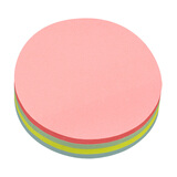 N次贴（STICTN） N次贴 彩色便利贴 便条纸 备忘 指示贴 留言条 居家办公好伙 76*76mm 圆形 160张/包