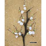 达之礼（DAZHILI） 仿真梅花枝 腊梅 桃花发泡干支 中式婚庆居家装饰场景布置假梅花 发泡梅花90cm-白色 1枝的价格