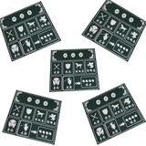 三国杀专用桌布 高级无纺材质 标准版国战标准界限突破珍藏版适配 5张组合