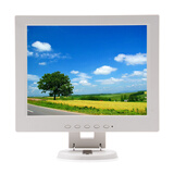 铭速W120G 12英寸LED背光正屏液晶显示器监控电脑收银机显示器 12英寸白色 12英寸显示器