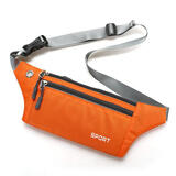 运动腰包多功能腰带防水跑步防盗隐形贴身手机休闲小 骑行包 跑步包 徒步包 橘色