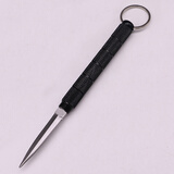 挺进者迷你小棍刀 如意笔女子防身刀 钥匙小刀 随身防卫小刀  防狼防卫笔刀 黑色