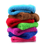 馨居宝抹布吸水不易脱绒毛不易沾油柔软洗碗布擦车布擦家居地板 天蓝色 30cm*25cm