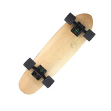 一豹 大鱼板滑板 枫木小鱼板成人 刷街代步滑板 大鲨鱼3 原色板【大鲨鱼3】+黑桥+F1黑轮|