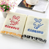 贝莱妮 情侣毛巾 创意一对老公老婆款洗脸洗澡帕家用两条装毛巾 我负责赚钱养家 71x34cm