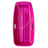 梦必真加厚抗冻耐磨滑雪板单板滑草板儿童滑沙板成人雪橇车爬犁雪橇板简便滑草板春夏秋冬户外旅游用品 大号粉色