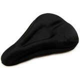 自行车坐垫套单车山地车死飞车座椅垫软硅胶鞍座套车座套透气减震骑行装备 加厚款-箭头型