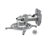 德力赛恩适用爱普生明基投影仪支架吸顶投影机吊架支架可墙挂架壁挂吊顶调节伸缩壁挂架 铝合金 pr01银长度22cm