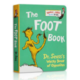 苏斯博士系列 The Foot Book 英文进口原版  儿童启蒙 反义词学习