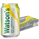 屈臣氏（Watsons） 屈臣氏苏打汽水 苏打水330ML*24罐/整箱 柠檬草味苏打水330ml*24罐