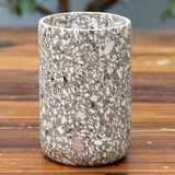 墨珵麦饭石茶杯天然矿石手工雕刻杯子办公杯中华麦饭石口杯山东水杯 大号400毫升