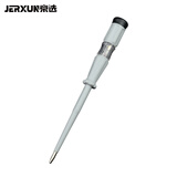 京选（JERXUN）电工测电笔家用验电笔一字电笔二极管火线零线试电笔多功能螺丝刀 电笔（大）