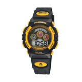 百圣牛（PASNEW） 百圣牛儿童手表多功能学生表夜光日历闹钟防水青少年运动电子表 黄色小款