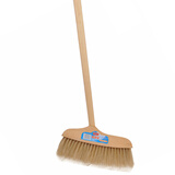尘博士木柄猪鬓毛扫把 软毛扫帚 家用木地板扫地除灰扫头发笤帚 木色