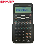 夏普(SHARP)EL-W82TL学生考试专用计算器科学函数计算机 黑色