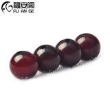 福安阁 彩色菩提根散珠DIY菩提子手链佛珠手串配珠白菩提根隔珠腰珠/颗 葡萄红菩提根8mm 3颗