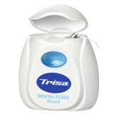 TRISA 瑞士原装进口 Trisa 优护牙线系列 优护覆蜡牙线 40米