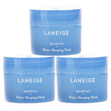 兰芝（LANEIGE） 夜间锁水修护面膜 睡眠免洗式滋养补水 女收缩毛孔紧致涂抹面膜 睡眠面膜15ml小样三瓶