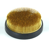 原也日式剑山插花器日本花道加重加密器花插小原流铜针花留插花工具 丸2（直径93mm，547枚针）