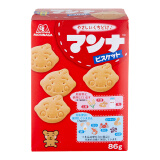 森永（Morinaga） 蒙奈儿童饼干日本进口磨牙饼干健康儿童零食*1盒赏味期至25年2月