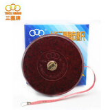 上海三圈工具 布卷尺 皮尺 纤维卷尺 QB/T1519 防水老式 学校学生用10-100米 50米 公制