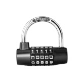 奥本 5轮密码锁 密码挂锁 健身房柜门锁 防盗窗锁 防锈工具箱锁7602