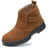 腾安达电焊鞋劳保鞋焊工鞋气焊秋冬季防砸防穿刺男女透气耐磨钢包头棉鞋  电焊鞋8002 40 (250mm)