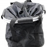 TOTTA 便携折叠车车筐自行车车篮子铝合金山地车车筐骑行装备零配件 全黑色