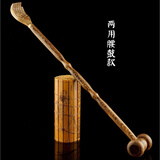 木居御浩堂鸡翅木多功能保健不求人痒痒挠老头乐敲打拍背按摩捶经络穴位捶 两用腰鼓挠锤