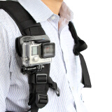 TELESIN大疆action4运动相机支架适配gopro12 11背包夹配件insta360胸前固定夹