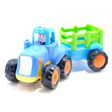 汇乐 惯性工程车 快乐工程车队儿童惯性车玩具模型汽车 婴儿宝宝玩具汽车挖掘机推土机 农夫拖拉机一辆