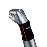川崎（KAWASAKI） 羽毛球配件长短护手腕健身运动擦汗吸汗护具 运动护腕 KF3216黑色S码