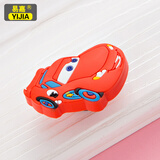 易嘉儿童房柜门拉手 衣柜橱柜抽屉拉手卡通软橡胶安全柜子把手 防撞单孔-小车