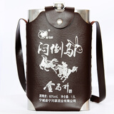 蒙白八爷60度白酒金马杆不锈钢壶1500ml高度粮食酒 单瓶装