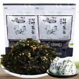 好丽友韩国进口芝麻炒海苔70g*3袋济州岛拌饭海苔碎紫菜即食儿童零食品 芝麻炒海苔2袋