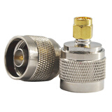 TYT SMA对讲机转接头手台天线和车载馈线连接器转换头 SMA公头转N公头