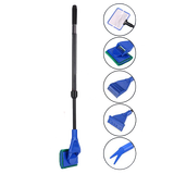 森森（SUNSUN）多功能擦缸刷长柄玻璃擦鱼缸刷子水族箱清洁工具刷子鱼捞 82cm伸缩5合1多功能缸刷