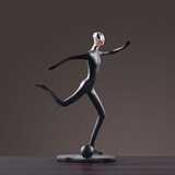 贝汉美（BHM） 创意摆件工艺品 家居客厅电视柜酒柜红酒架办公室办公桌装饰品 足球健将